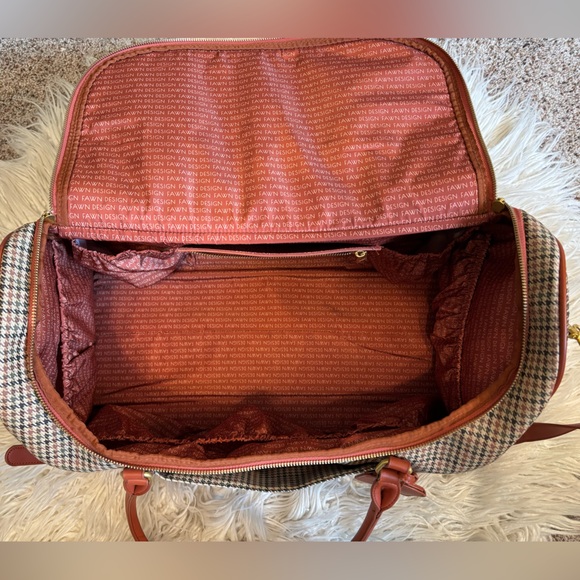 Fawn Design Plaid Tweed Weekender Bag 
Like New - Picture 7 of 10